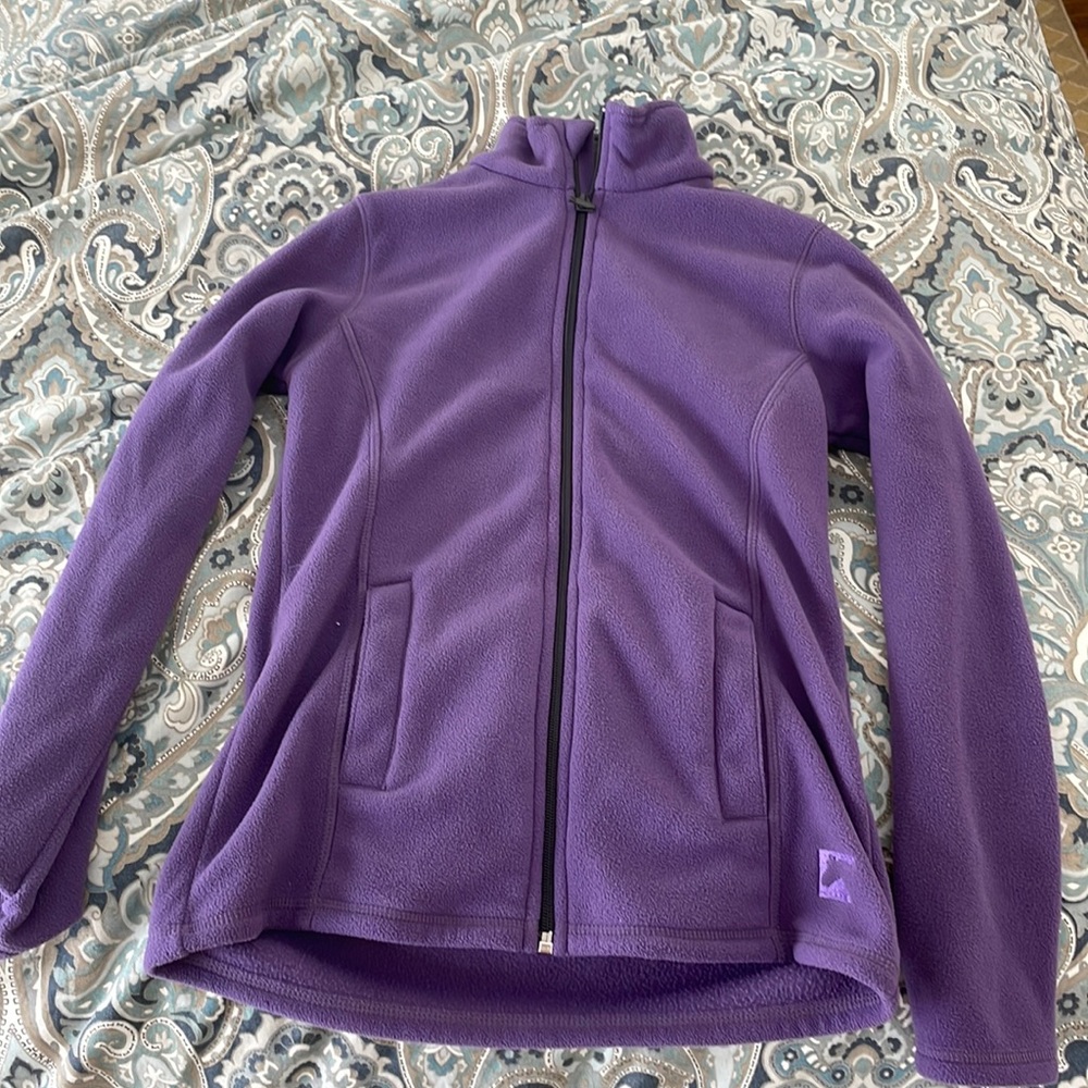 Purple Fleece Zip-Up Never Worn